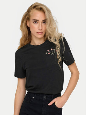 ONLY ONLY Tričko Polly 15317989 Čierna Regular Fit
