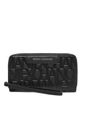 Armani Exchange Armani Exchange Didelė Moteriška Piniginė XW001606 AF15774 UC001 Juoda
