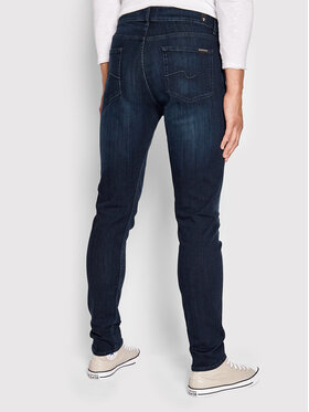 7 For All Mankind Traperice Luxe Performance Plus JSMXA230IP Tamnoplava Slim Fit