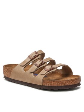 Birkenstock Birkenstock Papucs Florida 1011432 Bézs
