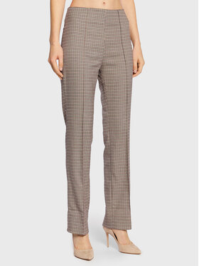 Notes Du Nord Notes Du Nord Текстилни панталони Emia 12922 Бежов Regular Fit