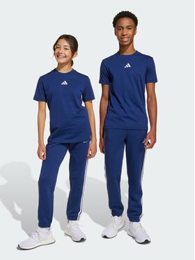 adidas adidas Spodnie materiałowe 141033 Niebieski jasny Regular Fit