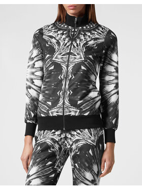 Plein Sport Plein Sport Komplet top i spodnie 8245 Czarny Regular Fit