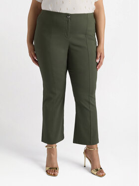 Fiorella Rubino Fiorella Rubino Pantaloni di tessuto P170L002192N035 Verde Regular Fit