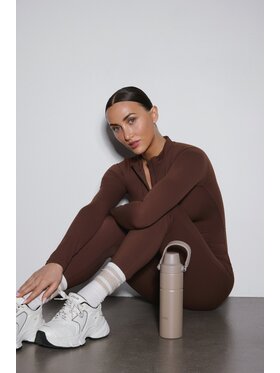 Estro Estro Kombinezon ER00119505 Brązowy ciemny Slim Fit