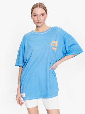 Guess Guess T-Shirt Home W3GI50 K9RM4 Blau Oversize