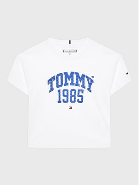 Tommy Hilfiger Tommy Hilfiger T-shirt Varsity KG0KG07257 D Blanc Regular Fit