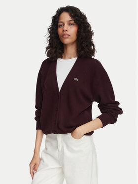 Lacoste Lacoste Кардиган AF4143 Бордовий Regular Fit
