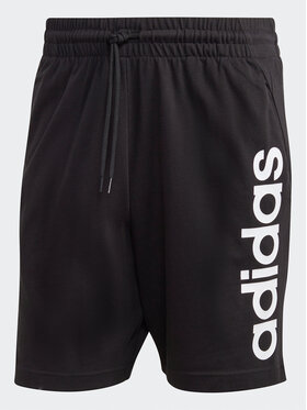 Adidas Sportske Kratke Hlače AEROREADY Essentials Single Jersey Linear Logo Shorts IC0062 Crna Regular Fit