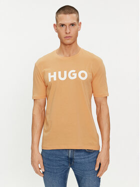 HUGO Hugo T-shirt Dulivio 50467556 Narančasta Regular Fit