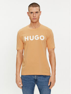 Hugo Hugo T-shirt Dulivio 50467556 Orange Regular Fit