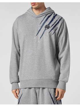 Plein Sport Plein Sport Felpa 14515 Grigio Regular Fit