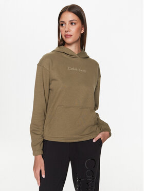 Calvin Klein Performance Calvin Klein Performance Суитшърт 00GWS3W300 Зелен Regular Fit