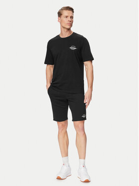Jack & Jones Jack & Jones Marškinėlių ir šortų komplektas Brandon 12298184 Juoda Regular Fit