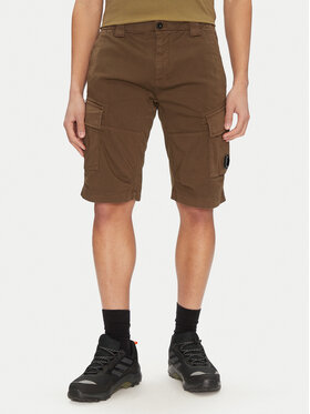 C.P. Company C.P. Company Pantalon scurți din material 18CMBE116A005694G Verde Regular Fit