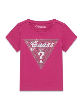Guess Kids Guess Kids T-Shirt 181713 Różowy Classic Fit