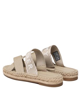 Tommy Hilfiger Espadrile Seasonal Webbing Sandal FW0FW07181 Bež