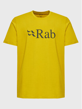 Rab Rab T-särk Stance Logo QCB-08-SU Oranž Regular Fit
