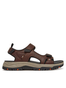 Skechers Skechers Sandále Prewitt-Rigdon 205139/BRBK Hnedá