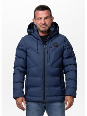 PITBULL PITBULL Kurtka zimowa STANFORD Niebieski Regular Fit