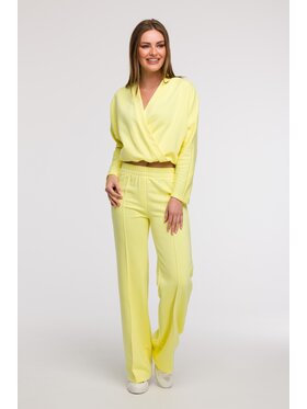BeWear BeWear Spodnie dresowe B296 Żółty Comfortable Fit