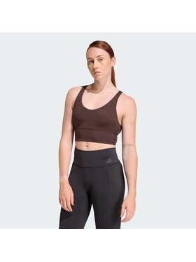 adidas adidas Biustonosz sportowy 158406 Brązowy