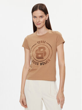 BOSS Boss T-shirt 50514738 Bež Regular Fit