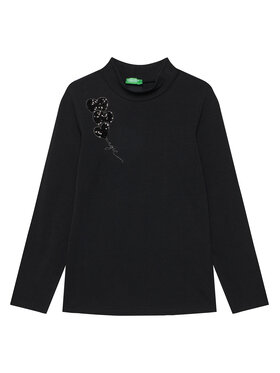 United Colors Of Benetton United Colors Of Benetton Dolčevita 3Q8DC10L1 Crna Regular Fit