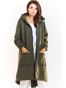 Infinite You Infinite You Mikina M220 Khaki Basic Fit