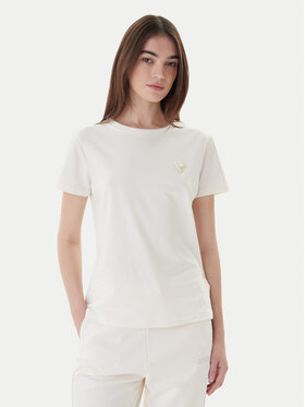 Guess Guess T-shirt V4YI09 J1314 Écru Oversize