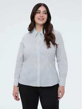 Fiorella Rubino Fiorella Rubino Koszula 5026T001430N0Z3 Szary A-Line Fit