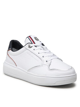 Tommy Hilfiger Tommy Hilfiger Sneakersy Elevated Cupsole Sneaker FW0FW06098 Biały