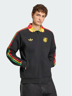 adidas adidas Kurtka wielofunkcyjna Jamaica x Bob Marley Away Anthem Jacket Czarny Regular Fit