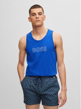 Boss Boss Tank top 50491711 Niebieski Regular Fit