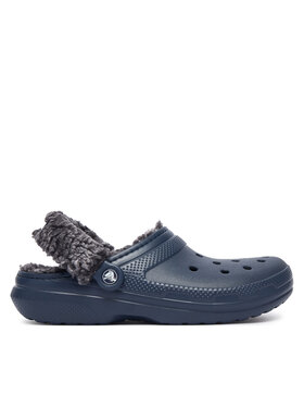 Crocs Crocs Шльопанці Classic Fleece Lined Clog Quartz 211396 Cиній