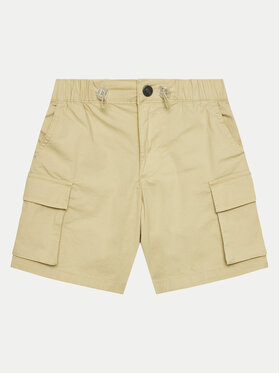 United Colors Of Benetton Шорти з тканини 4L2VC9031 Бежевий Relaxed Fit