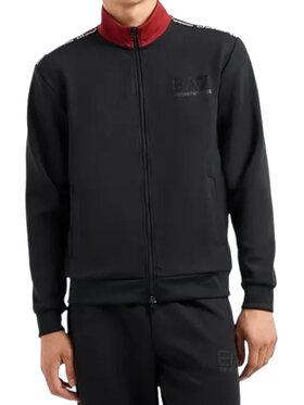 EA7 Emporio Armani EA7 Emporio Armani Bluza 6DPM04-PJZZZ Czarny Regular Fit