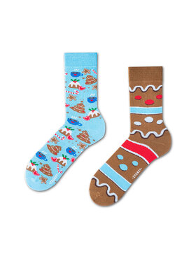 Zooksy Zooksy Skarpety wysokie unisex mixTURY Brązowy