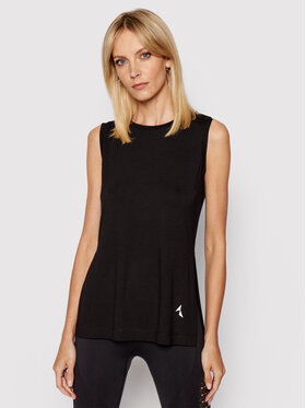 Carpatree Carpatree Športna majica Slit CPW-SHI-1001 Črna Regular Fit