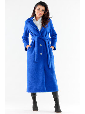 Awama Awama Cappotto A547 Blu Basic Fit