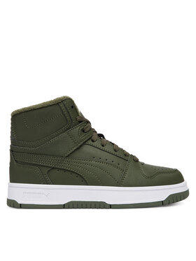 Puma Puma Сникърси Rebound Slam Mid Wtr Jr 40880302 Тъмнозелен