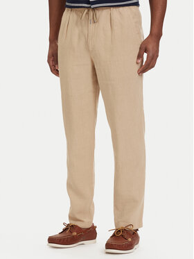 Polo Ralph Lauren Polo Ralph Lauren Hlače iz tkanine 710940611010 Svetlo bež Tapered Fit