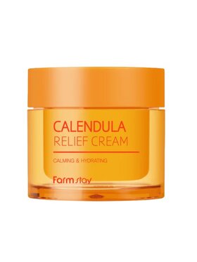 Farmstay Farmstay FarmStay Calendula Relief Cream łagodzący krem do twarzy 80ml Krem do twarzy