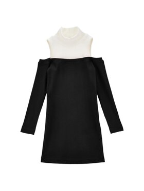 Monnalisa Monnalisa Vestito q-bab-67793 Nero Regular Fit