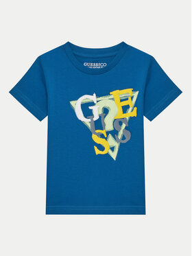 Guess Guess T-Shirt N5GI10 K8HM4 Blau Regular Fit