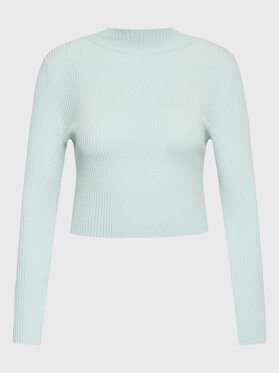 Glamorous Glamorous Krekls ar augstu apkakli AC2766A Zaļš Slim Fit