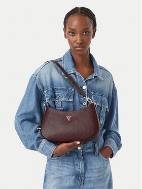 Guess Guess Torebka Noelle II HWZG96 72180 Bordowy