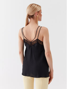 Patrizia Pepe Top 2C1455/A260-K103 Črna Regular Fit