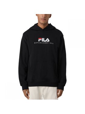 Fila Fila Mikina Valsera regular logo hoodie Černá Regular Fit