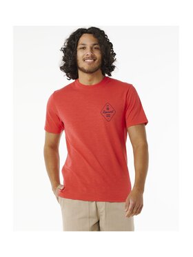 Rip Curl Rip Curl T-Shirt Aloha Hotel Drop In Tee Czerwony Relaxed Fit